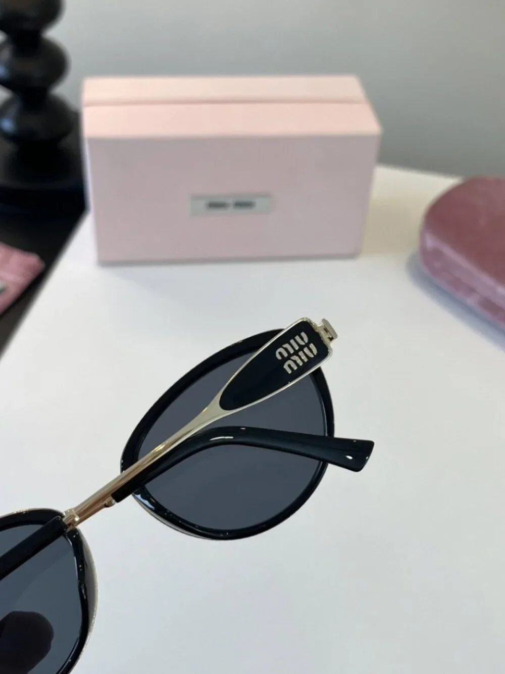 🥰Miu Miu🥰 Black Cat-Eye Sunglasses